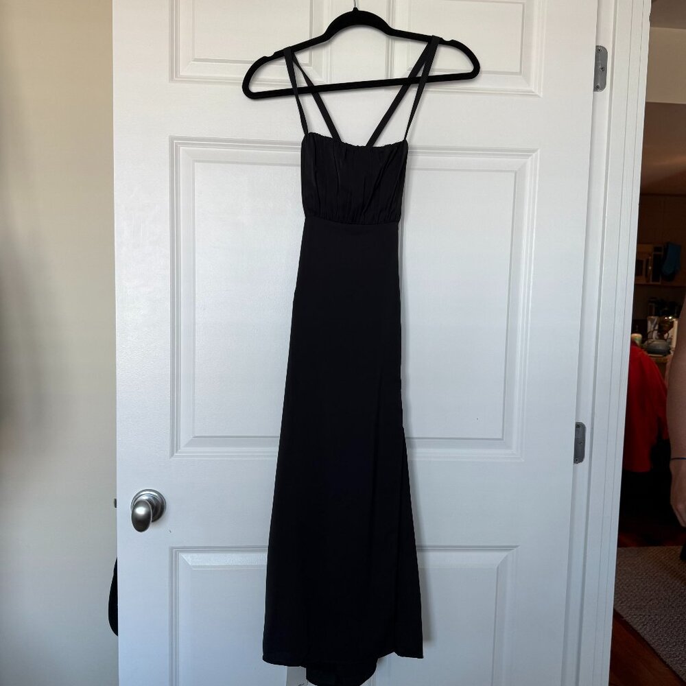 Abercrombie Long Black Evening Gown Size S